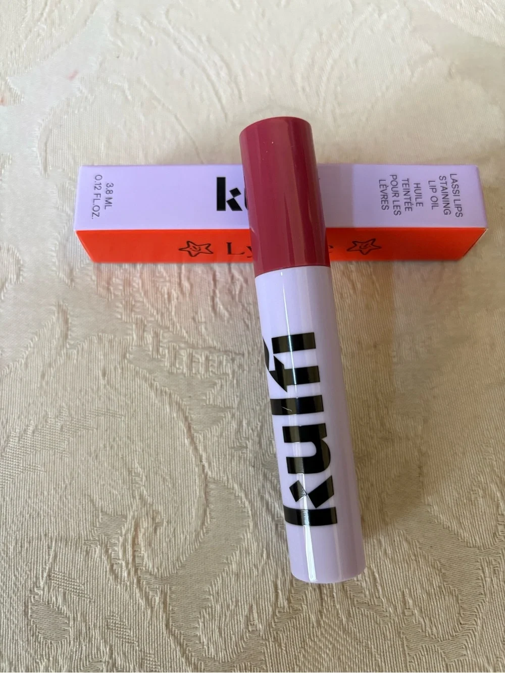 Kulfi Lassi Lips Staining Lipgloss Lipstick in Lychee BNIB